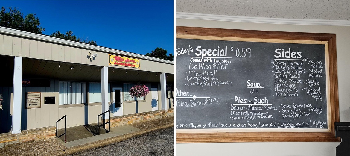 Big Jon's Lunch Box Menu
