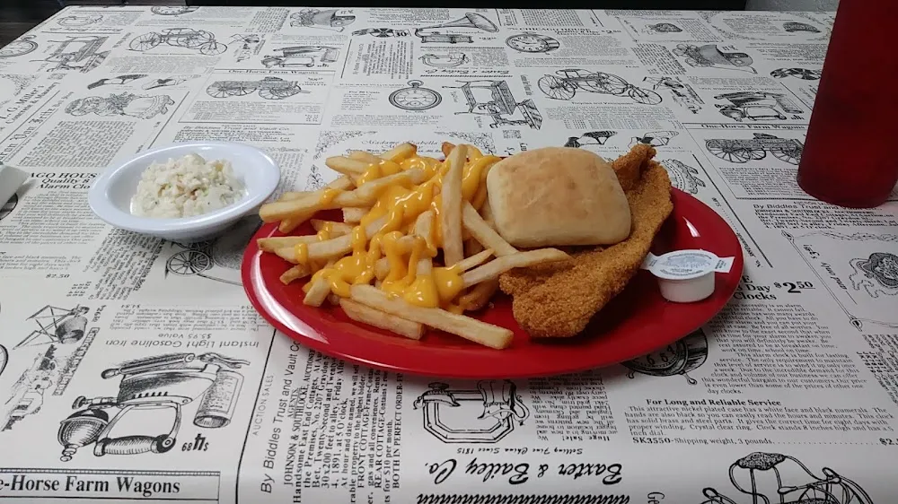 Catfish & Cheesy Fries