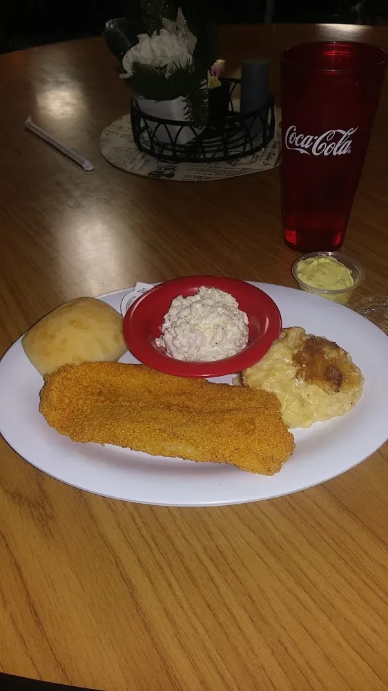 Fried Catfish & Hash Brown Casserole