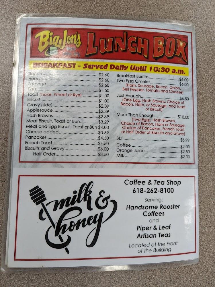 Big Jon's Lunch Box Menu image 4